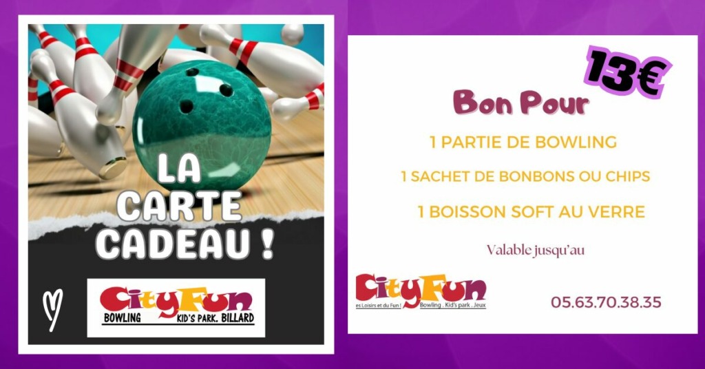 City Fun Castres - Bowling, parce pour enfants et jeux pour les petits grands