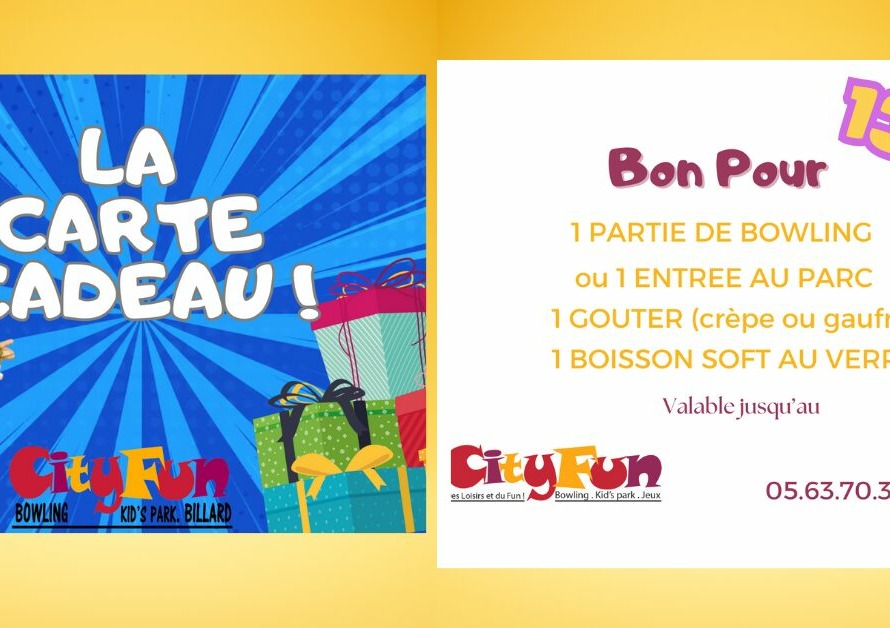 City Fun Castres - Bowling, parce pour enfants et jeux pour les petits grands