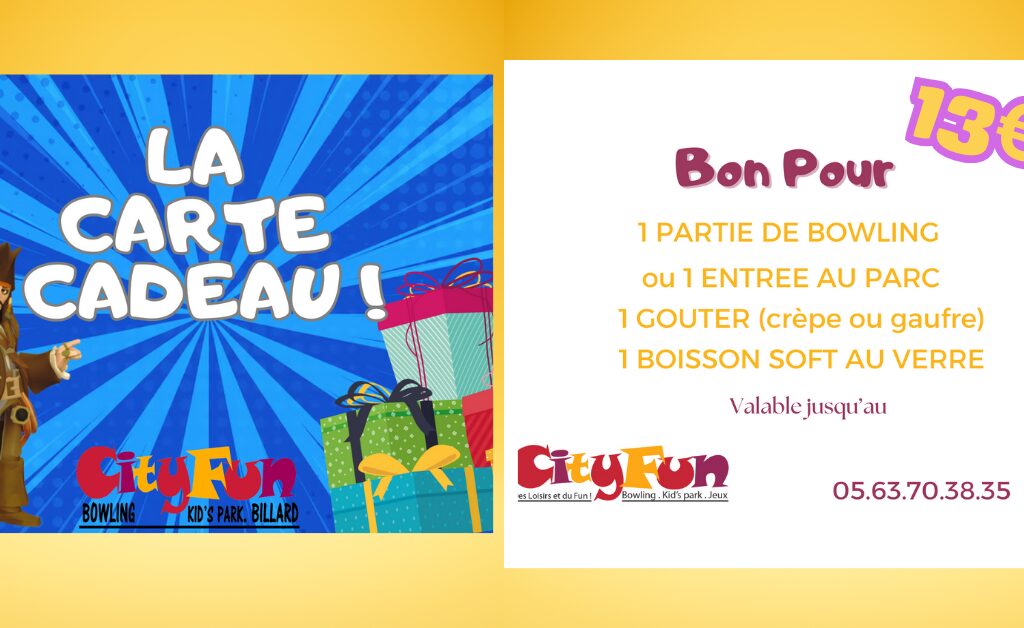 City Fun Castres - Bowling, parce pour enfants et jeux pour les petits grands