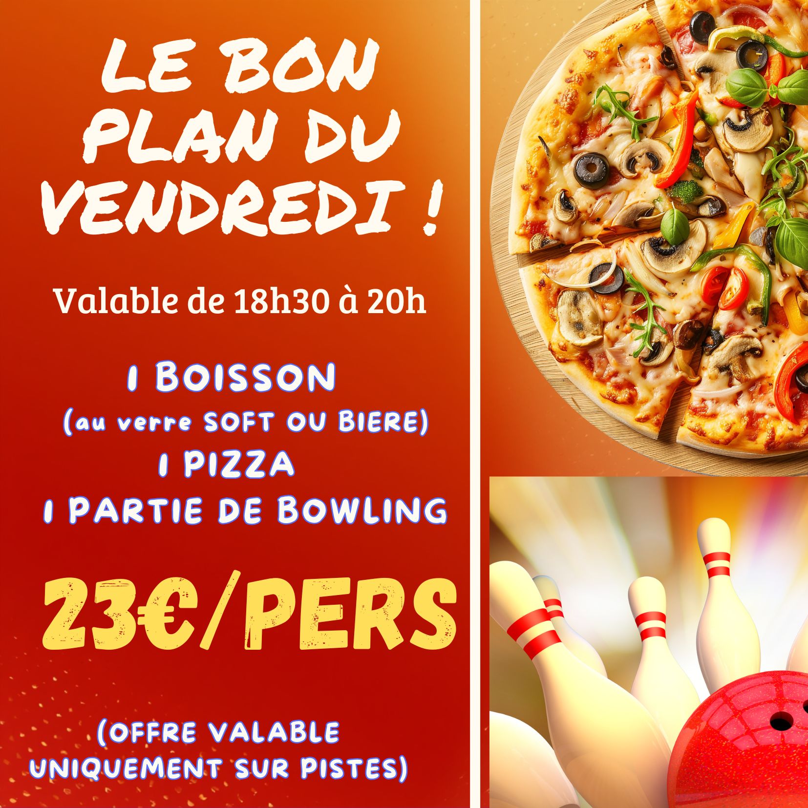 formule vendredi bowling castres