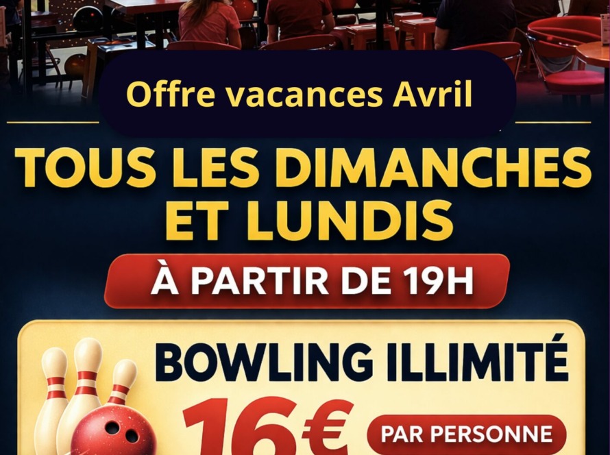 bowling castres CITYFUN vacances avril 2026 ouvert tous les jours