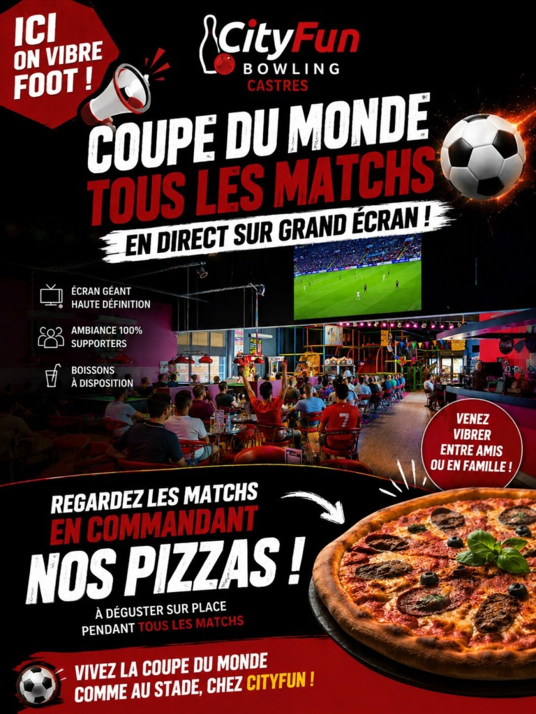City Fun Castres - Bowling, parc pour enfants et jeux pour les petits grands