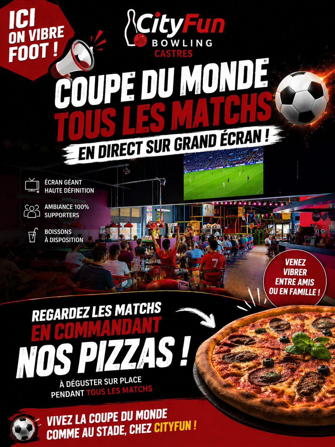 coupe du monde foot 2026 diffusion match castres 81