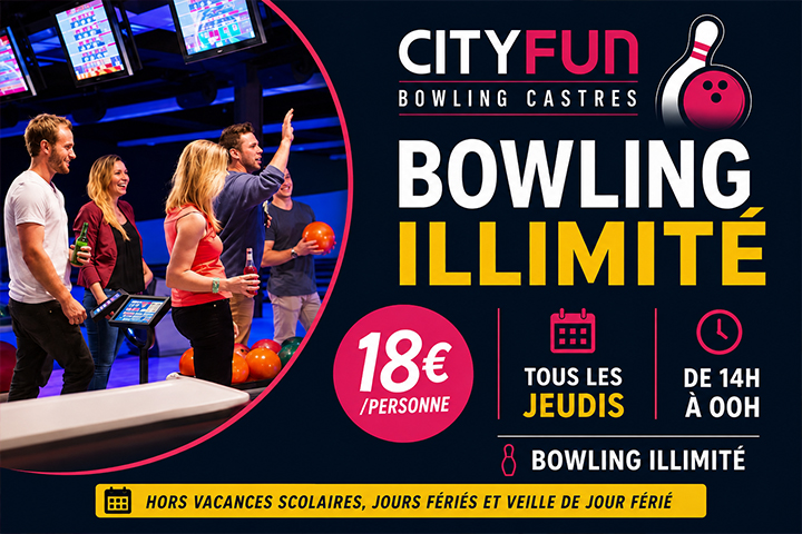 Bowling illimité sortir à castres mazamet revel lavaur
